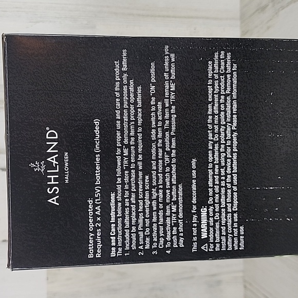 Ashland Michael's animated rag doll on tricycle spooky voice and sound NEW - Picture 4 of 4